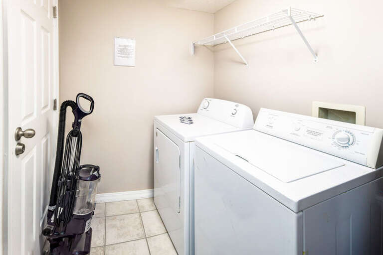 Laundry Room - 
Gulf Dunes 413 Fort Walton Beach Okaloosa Island Vacation Rentals