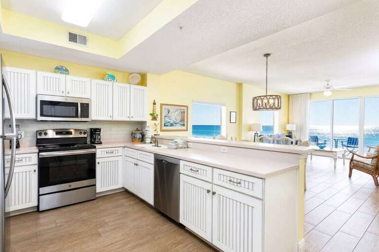 Kitchen - 
Gulf Dunes Resort Unit 601, Okaloosa Island Fort Walton Beach Vacation Rentals