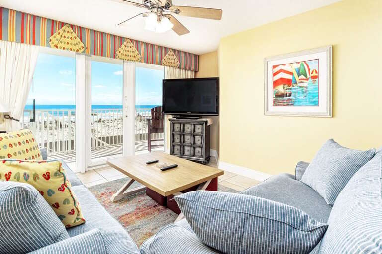 Living Room - 
Sea Dunes Resort Okaloosa Island Fort Walton Beach