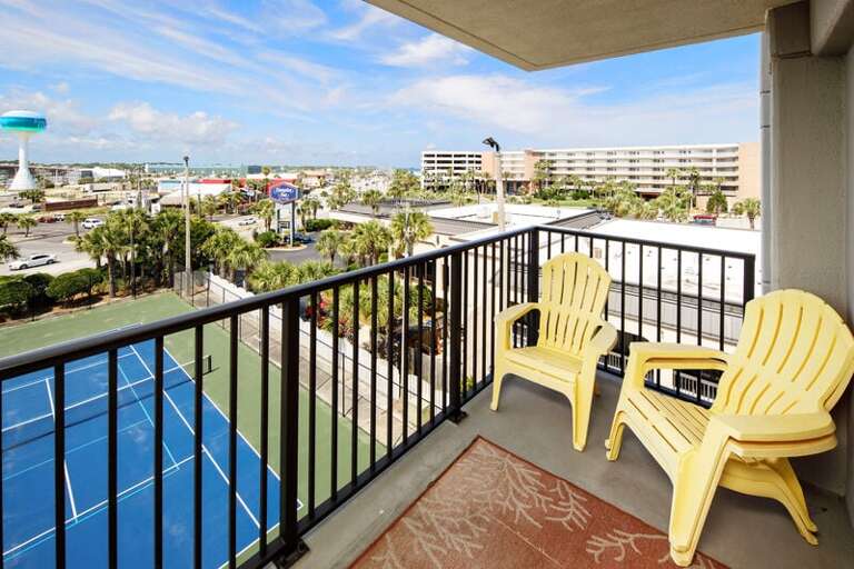 Dining Area Balcony, Sea Oats Resort Okaloosa Island Fort Walton Beach Destin Vacation Rentals