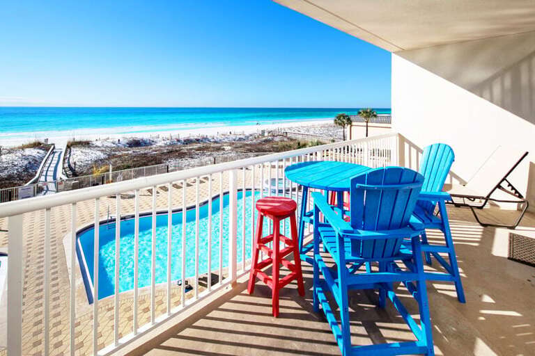 Balcony View -  Summer Place Resort, Unit 305 Okaloosa Island Fort Walton Beach Vacation Rentals