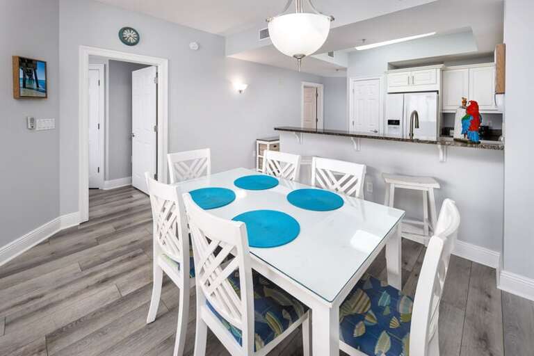 Dining Area - 
Summer Place Resort, Unit 305 Okaloosa Island Fort Walton Beach Vacation Rentals