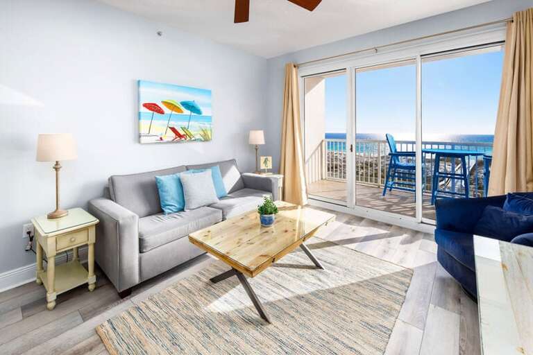 Living Room - 
Summer Place Resort, Unit 305 Okaloosa Island Fort Walton Beach Vacation Rentals