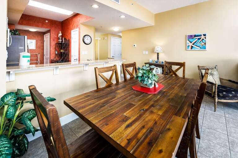 Dining Area - Waters Edge Resort Unit 212 Fort Walton Beach Okaloosa Island Vacation Rentals