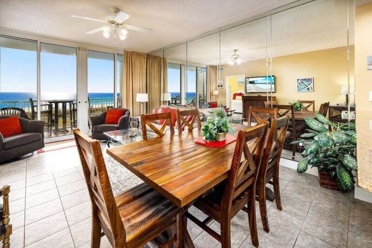 Dining Area - Waters Edge Resort Unit 212 Fort Walton Beach Okaloosa Island Vacation Rentals