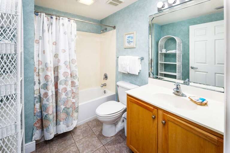 Guest Bathroom - Waters Edge Resort Unit 212 Fort Walton Beach Okaloosa Island Vacation Rentals