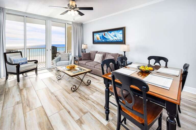 Dining Area - 
Waters Edge Resort Unit 412 Fort Walton Beach Okaloosa Island Vacation Rentals
