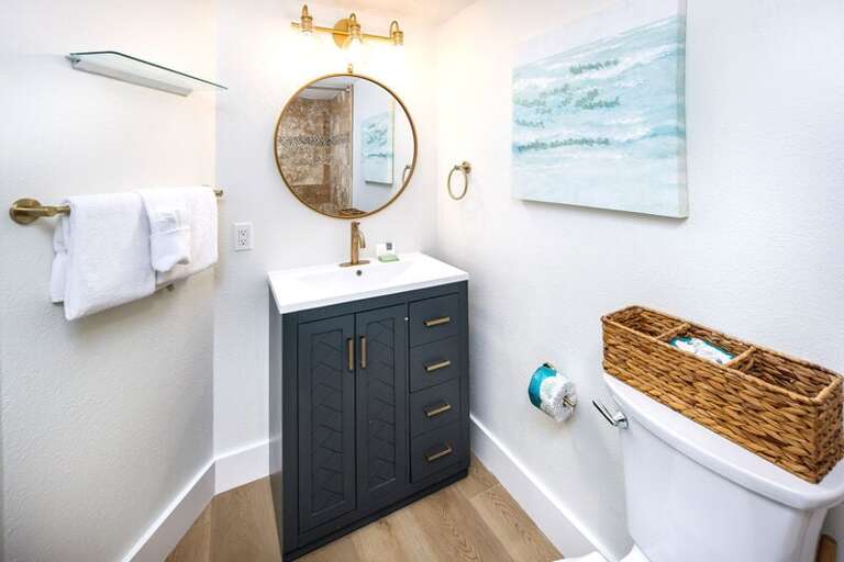 Third Bathroom First Level - 
Sandollar Townhomes Unit 6 Miramar Beach Destin Florida Vacation Beach House Rentals