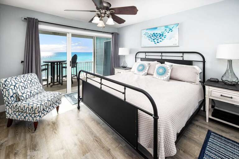 Master Bedroom Third Level - 
Sanddollar Townhomes Unit 6 Miramar Beach Destin Florida Vacation Beach House Rentals
