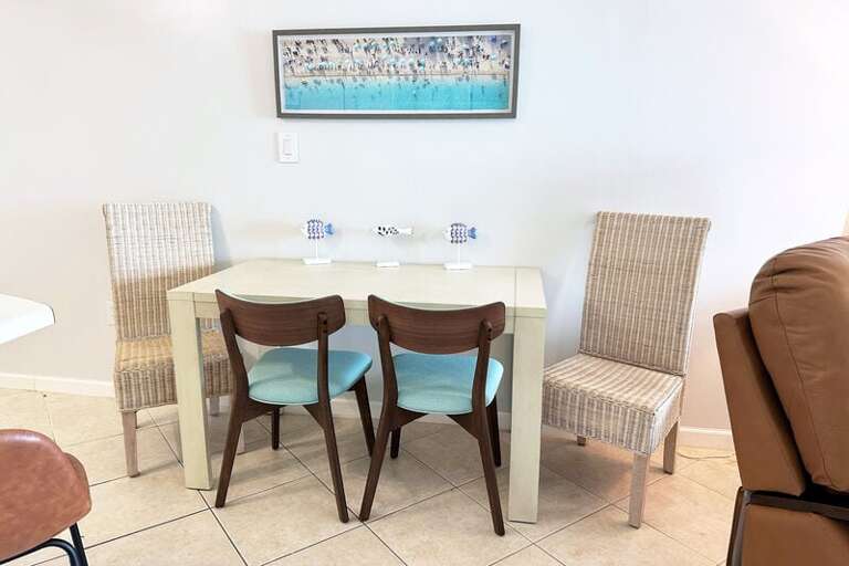 Dining Area - Aqua Villa Resort, Okaloosa Island, Fort Walton Beach, Vacation Condos by Sunset Resort Rentals