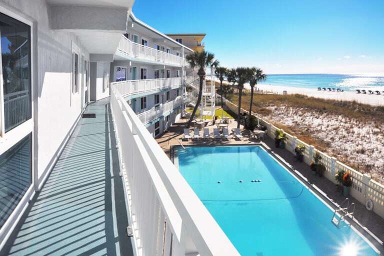 Entryway - Aqua Villa Resort, Okaloosa Island, Fort Walton Beach, Vacation Condos by Sunset Resort Rentals