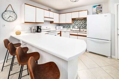 Kitchen - Aqua Villa Resort, Okaloosa Island, Fort Walton Beach, Vacation Condos by Sunset Resort Rentals