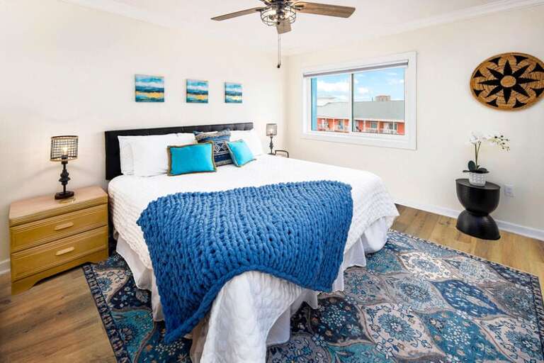 Master Bedroom - Aqua Villa Resort, Okaloosa Island, Fort Walton Beach, Vacation Condos by Sunset Resort Rentals