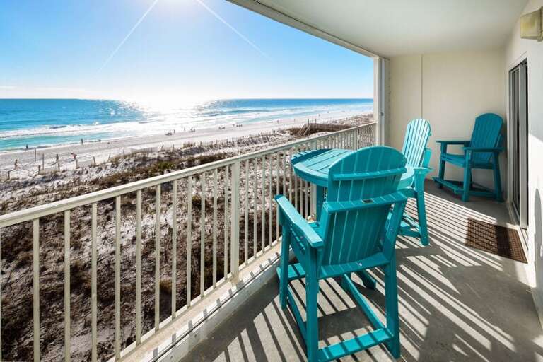 Balcony - 
Gulf Dunes 408 Fort Walton Beach Okaloosa Island Vacation Rentals Balcony - 
Gulf Dunes 408 Fort Walton Beach Okaloosa Island Vacation Rentals