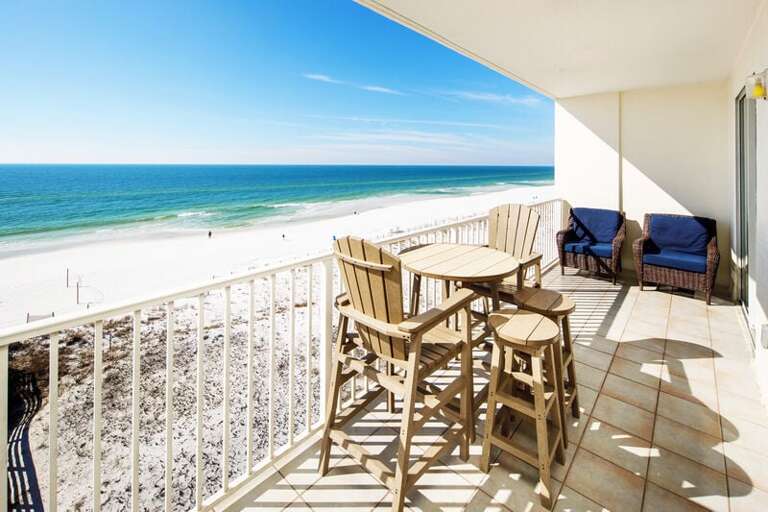 Balcony View - Gulf Dunes Resort Unit 616 / Okaloosa Island / Fort Walton Beach Vacation Rentals