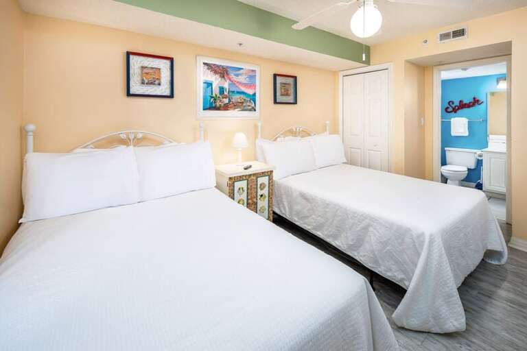 Bedroom 3 - Gulf Dunes Resort Unit 117 Okaloosa Island Fort Walton Beach Vacation Condos by Sunset Resort Rentals