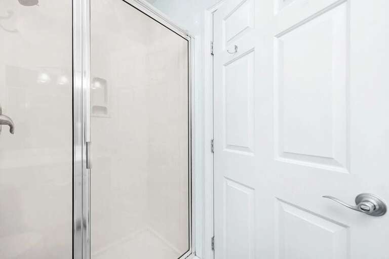 Master Bath with Shower - Waters Edge Resort unit 613 Okaloosa Island Fort Walton Beach Vacation Rentals by Sunset Resort Rentals