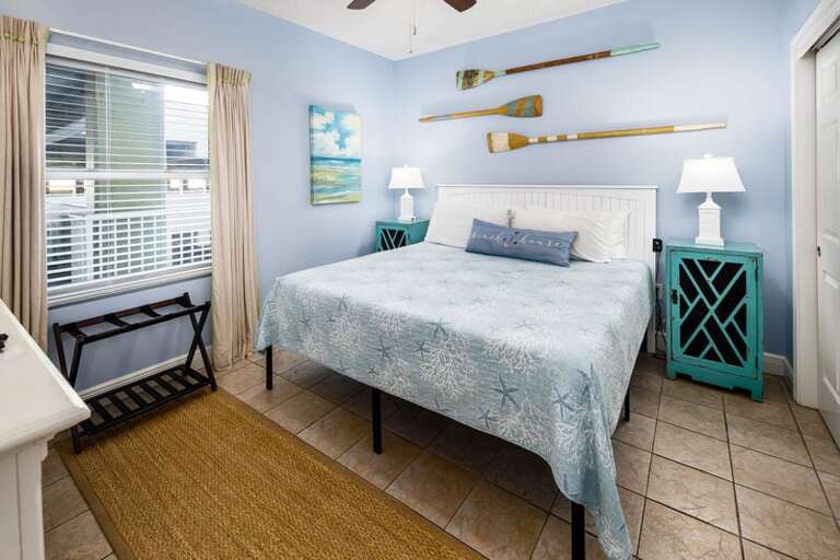 King Guest Bedroom - Waters Edge Resort Unit 311 Okaloosa Island Fort Walton Beach Vacation Rentals