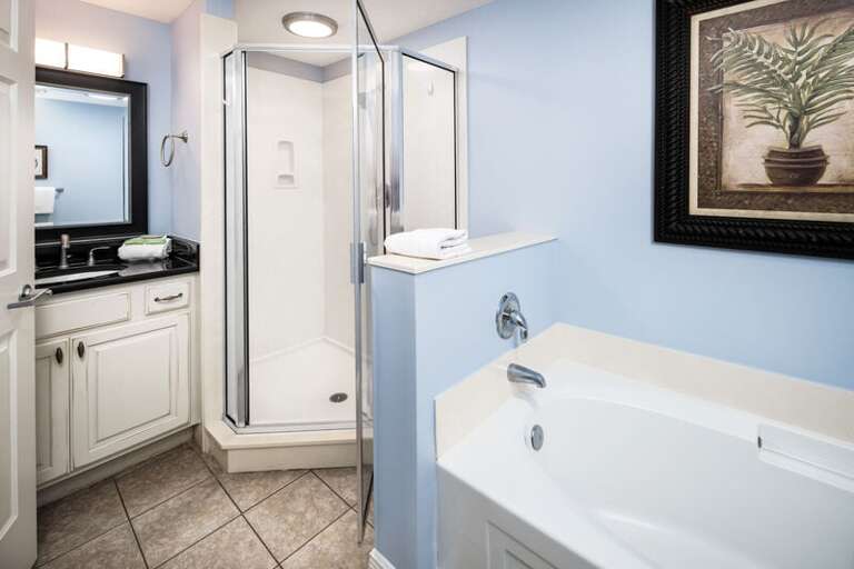 Master Bath - Waters Edge Resort Unit 311 Okaloosa Island Fort Walton Beach Vacation Rentals