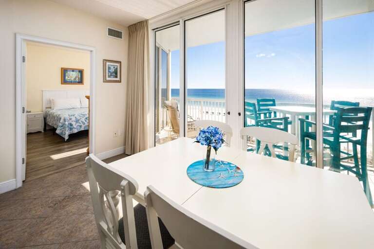 Dining Area - Waters Edge Resort Unit 510 Okaloosa Island Fort Walton Beach Vacation Rentals