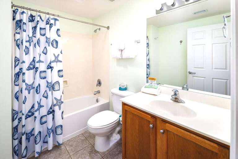 Guest Bathroom - Waters Edge Resort Unit 510 Okaloosa Island Fort Walton Beach Vacation Rentals