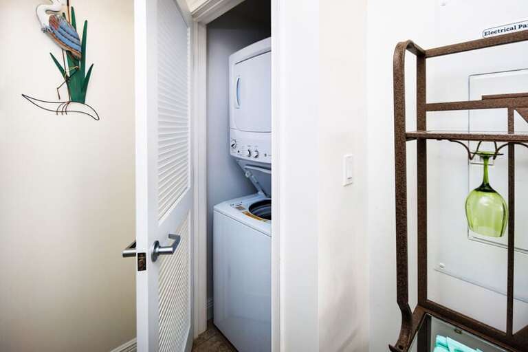Laundry Center - Waters Edge Resort Unit 510 Okaloosa Island Fort Walton Beach Vacation Rentals