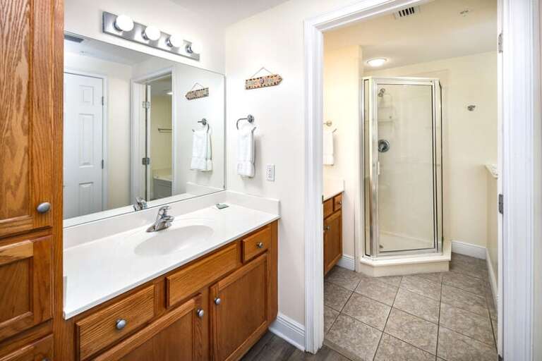 Master Bathroom - Waters Edge Resort Unit 510 Okaloosa Island Fort Walton Beach Vacation Rentals