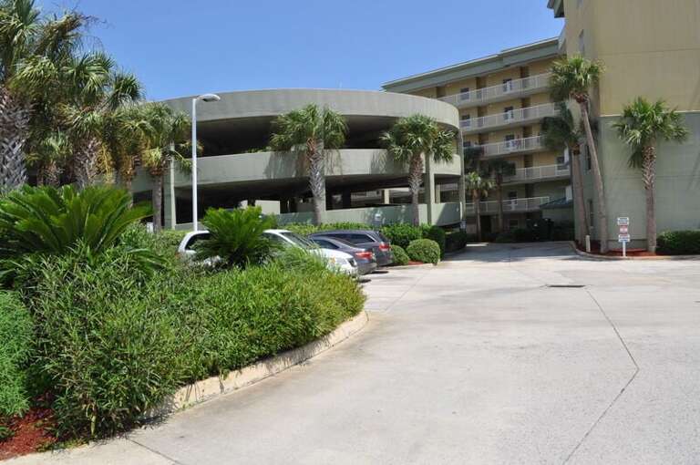 Covered Parking - Waters Edge Resort Unit 304 Okaloosa Island Fort Walton Beach Vacation Rentals by Sunset Resort Rentals