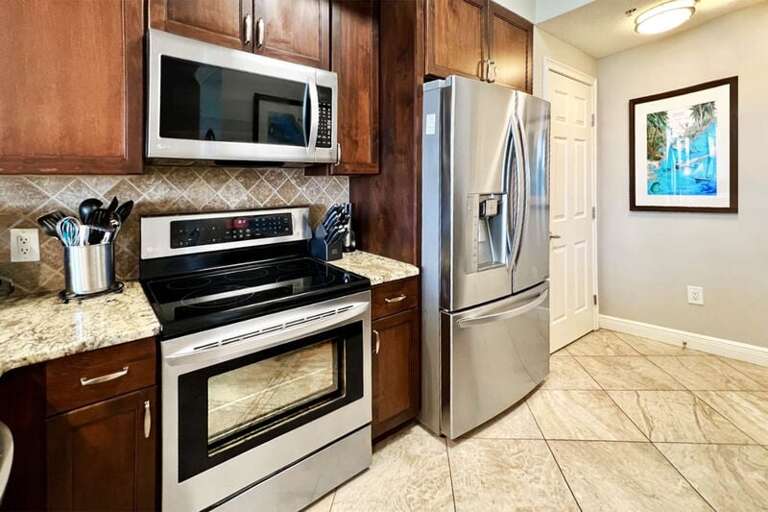 Kitchen - Waters Edge Resort Unit 304 Okaloosa Island Fort Walton Beach Vacation Rentals by Sunset Resort Rentals