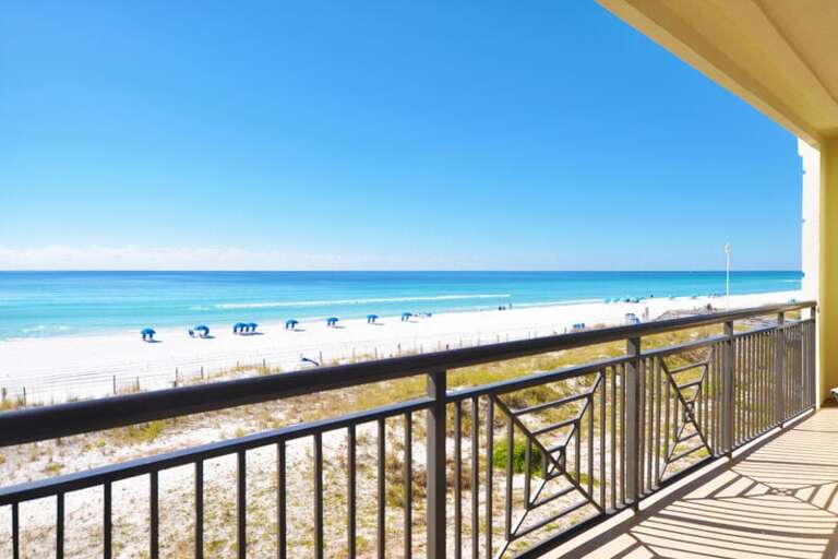Balcony - 
Bella Riva Resort Unit 205, Okaloosa Island Fort Walton Beach Florida Vacation Condo Rentals by Sunset Resort Rentals