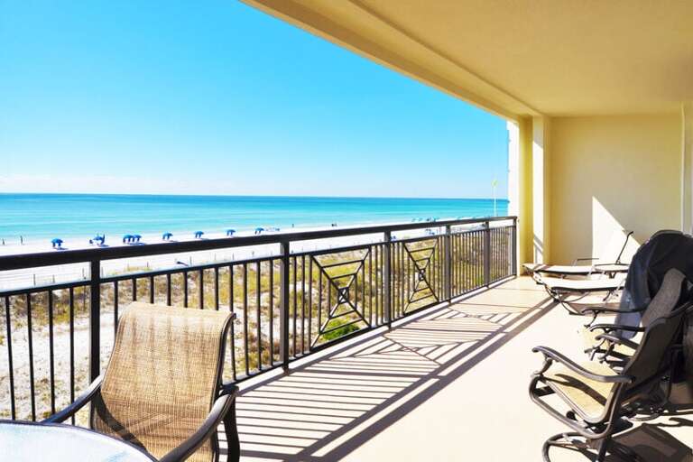 Balcony - 
Bella Riva Resort Unit 205, Okaloosa Island Fort Walton Beach Florida Vacation Condo Rentals by Sunset Resort Rentals