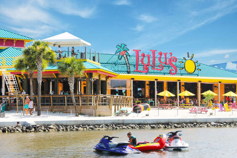 NEARBY ATTRACTIONS:  Lulu's Waterfront Grill Destin Recommended by Sunset Resort Rentals Vacation Rentals