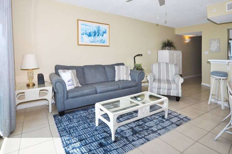 Living Room
Gulf Dunes Resort unit 306
Fort Walton Beach Vacation Rentals
