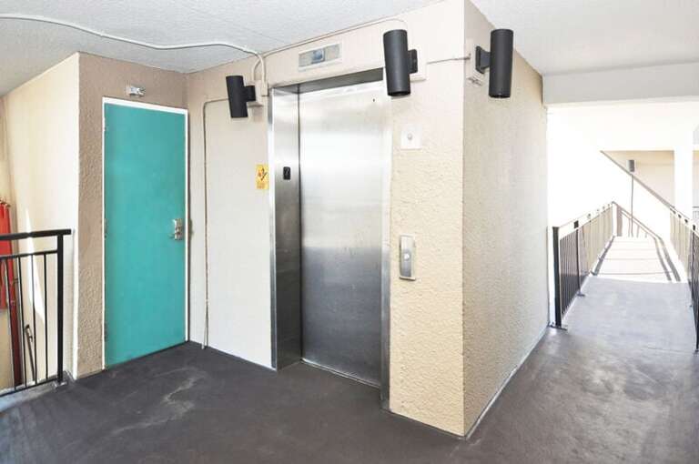 Elevator - One of Three.  Emerald Isle Resort 712, Okaloosa Island, Fort Walton Beach Vacation Rentals by Sunset Resort Rentals