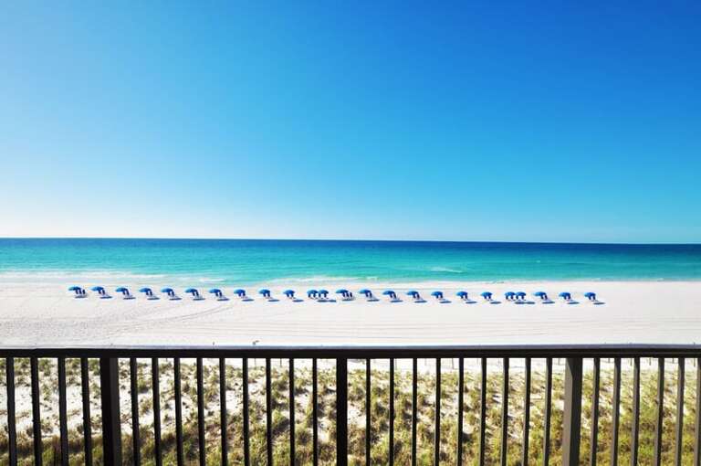 Balcony View - Emerald Towers West Unit 3003 Okaloosa Island Fort Walton Beach Vacation Rentals