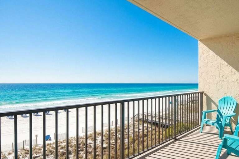 Balcony View - Emerald Towers West Unit 3003 Okaloosa Island Fort Walton Beach Vacation Rentals