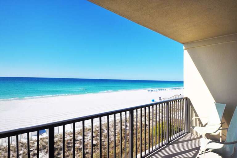 Balcony View - Emerald Towers West Unit 3003 Okaloosa Island Fort Walton Beach Vacation Rentals