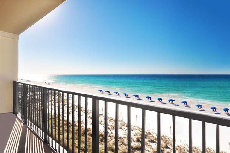 Balcony View - Emerald Towers West Unit 3003 Okaloosa Island Fort Walton Beach Vacation Rentals