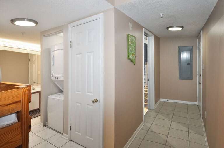 Laundry Center - Emerald Towers West Unit 3003 Okaloosa Island Fort Walton Beach Vacation Rentals