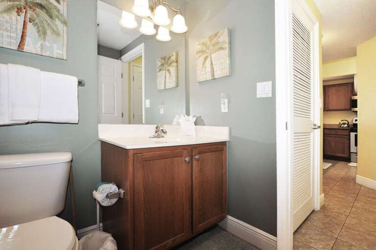 Bathroom 2 - Waters Edge Resort Unit 310, Okaloosa Island, Fort Walton Beach, FL, Vacation Condos by Sunset Resort Rentals