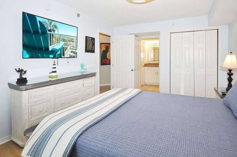 2nd Bedroom - Queen - 
Gulf Dunes 309 Fort Walton Beach Okaloosa Island Vacation Rentals