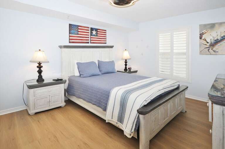 2nd Bedroom - Queen - 
Gulf Dunes 309 Fort Walton Beach Okaloosa Island Vacation Rentals