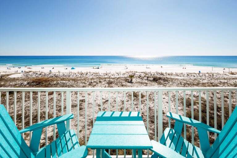Balcony - 
Gulf Dunes 309 Fort Walton Beach Okaloosa Island Vacation Rentals