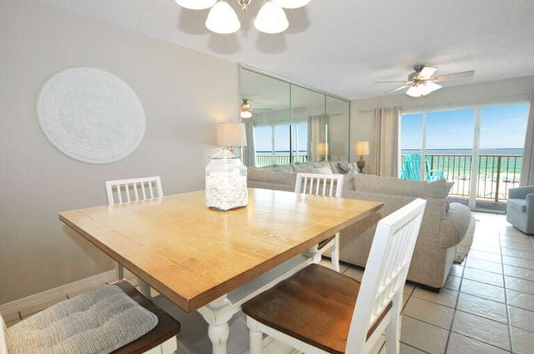 Dining Area - 
Gulf Dunes 309 Fort Walton Beach Okaloosa Island Vacation Rentals