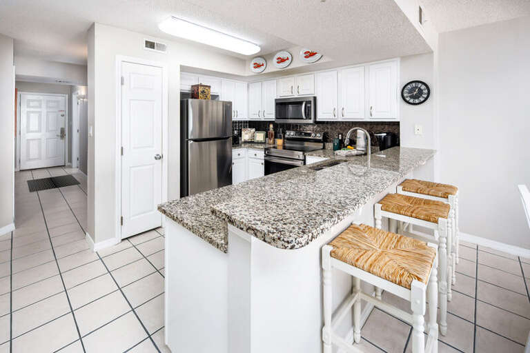 Kitchen - 
Gulf Dunes 309 Fort Walton Beach Okaloosa Island Vacation Rentals