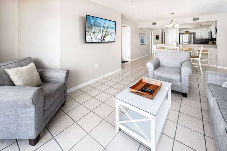 Living Room - 
Gulf Dunes 309 Fort Walton Beach Okaloosa Island Vacation Rentals