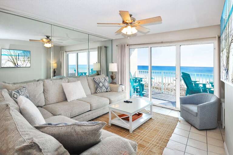 Living Room - 
Gulf Dunes 309 Fort Walton Beach Okaloosa Island Vacation Rentals
