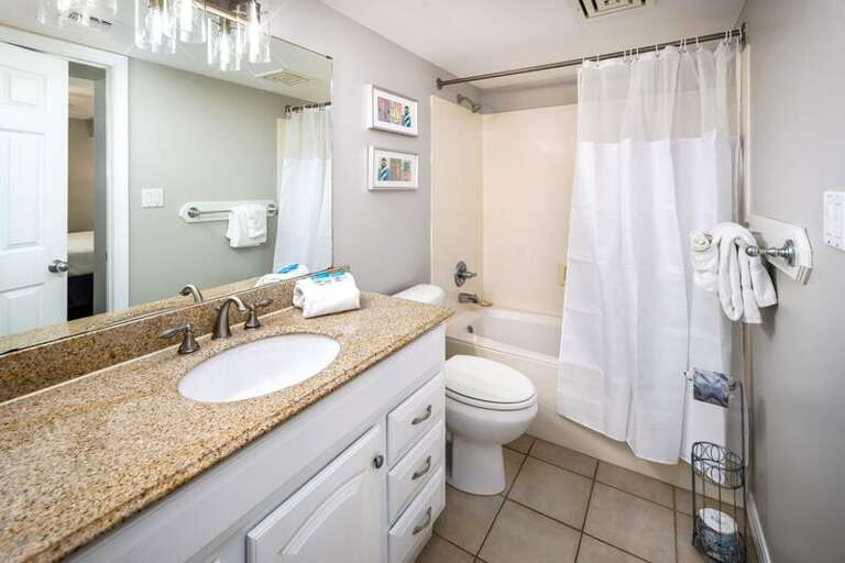 Guest Bathroom - 
Gulf Dunes Resort Unit 108 Okaloosa Island Fort Walton Beach FL
