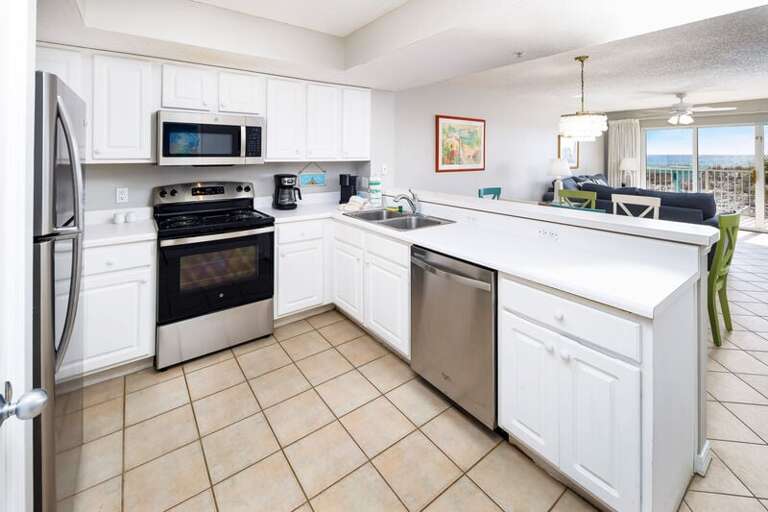 Kitchen - 
Gulf Dunes Resort Unit 108 Okaloosa Island Fort Walton Beach FL