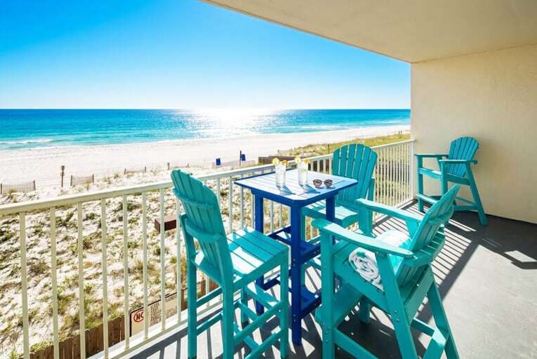 Balcony View - 
Sea Dunes Resort Unit 202 Fort Walton Beach Okaloosa Island Vacation Rentals